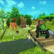 Cargo Tractor Farming Si...