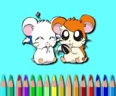 Hamster Coloring Book